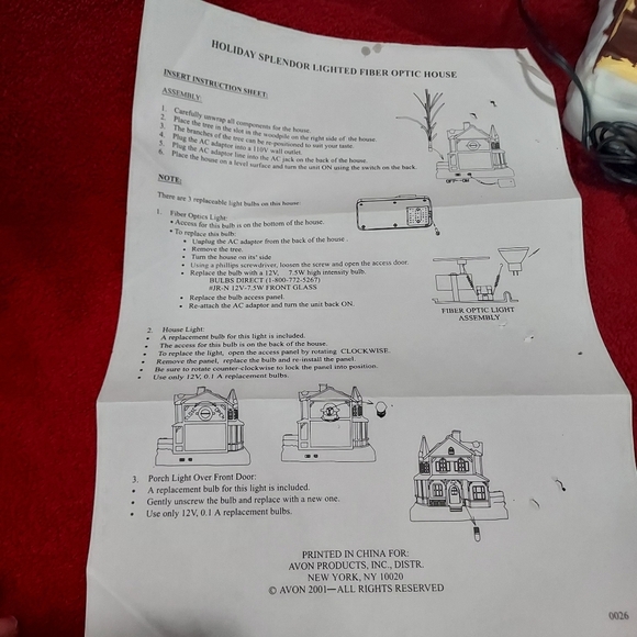 Holiday fiber optic house - Picture 6 of 10